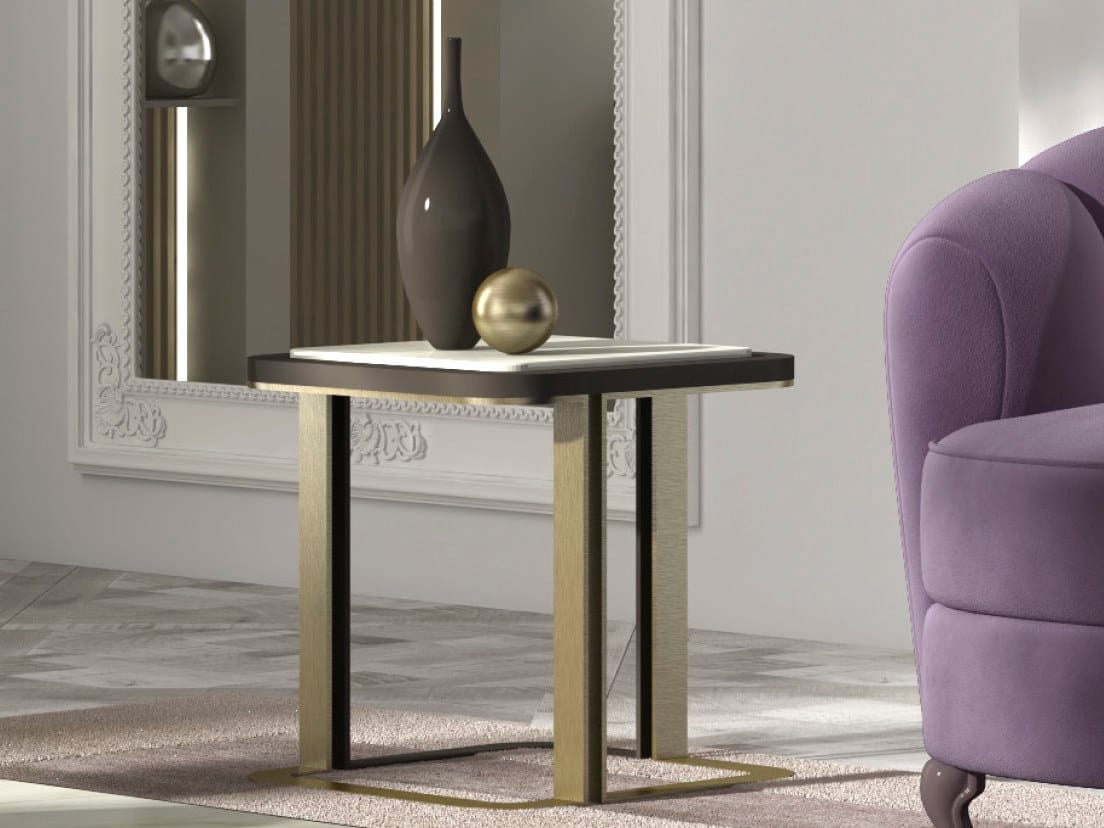 Мраморный квадратный журнальный столик CASA +39 Essential ARCH-00120621 - Вид №1