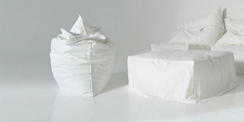 Gervasoni Пуф для мягкой фасоли со съемной крышкой Ghost sun-id-1346272 - Вид №1