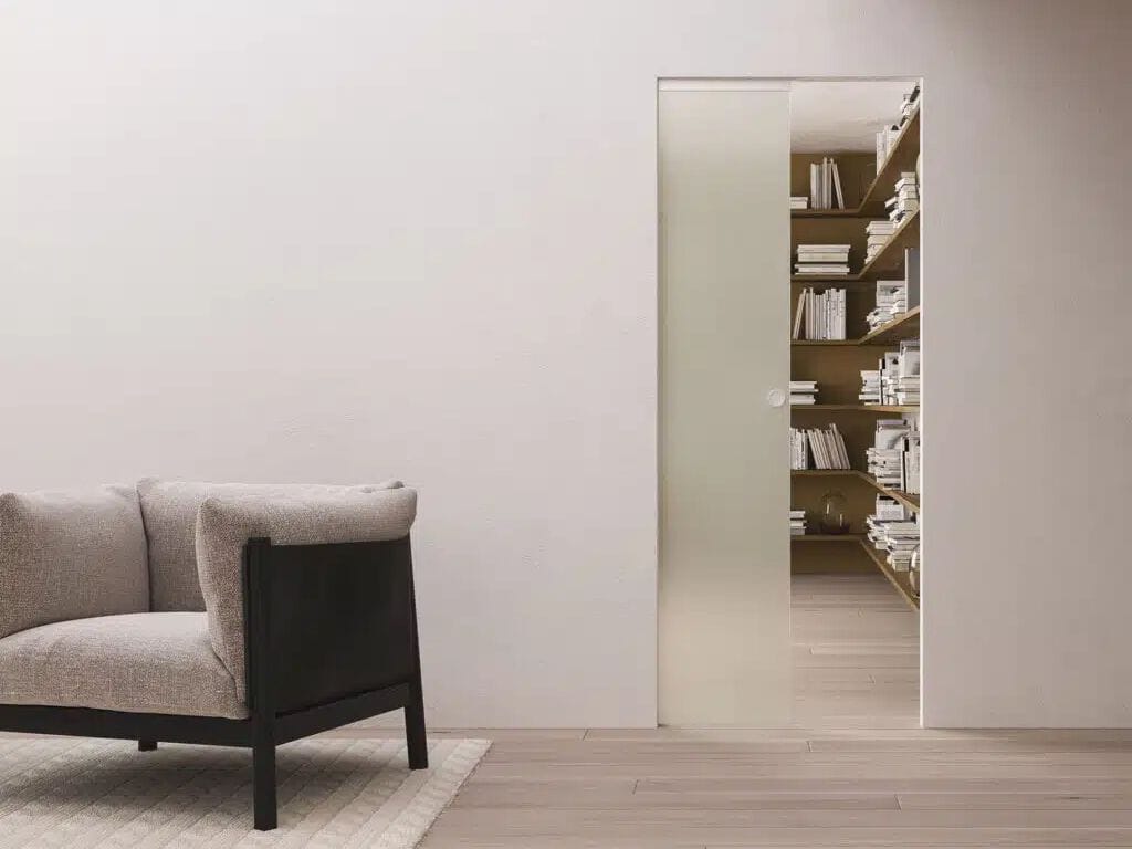 Панель раздвижных дверей из цветного стекла Eclisse панели для дверей ARCH-00062595 - Вид №1