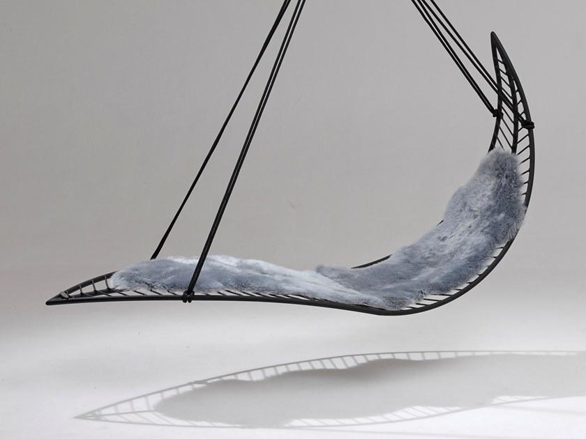 Studio Stirling Подвесное сиденье с 1 сиденьем из стали с порошковым покрытием Leaf sun-id-1451865 - Вид №4