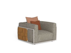 Тканевое мягкое садовое кресло