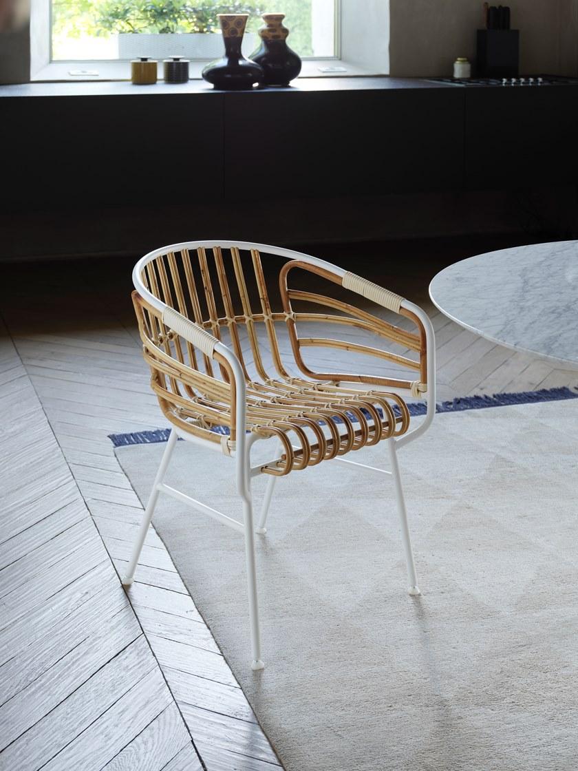 Casamania & Horm Стул из ротанга с подлокотниками Raphia sun-id-1439255 - Вид №4