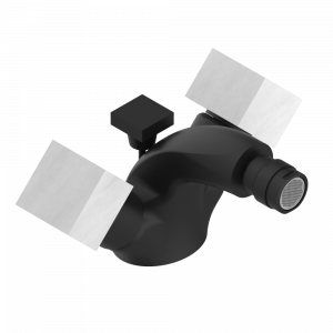 G3V-3202 Смеситель для биде на одно отверстие с поворотным аэратором и донным клапаном Thg-paris Montaigne marbre blanc Vénus Покрытие PVD матовая бронза