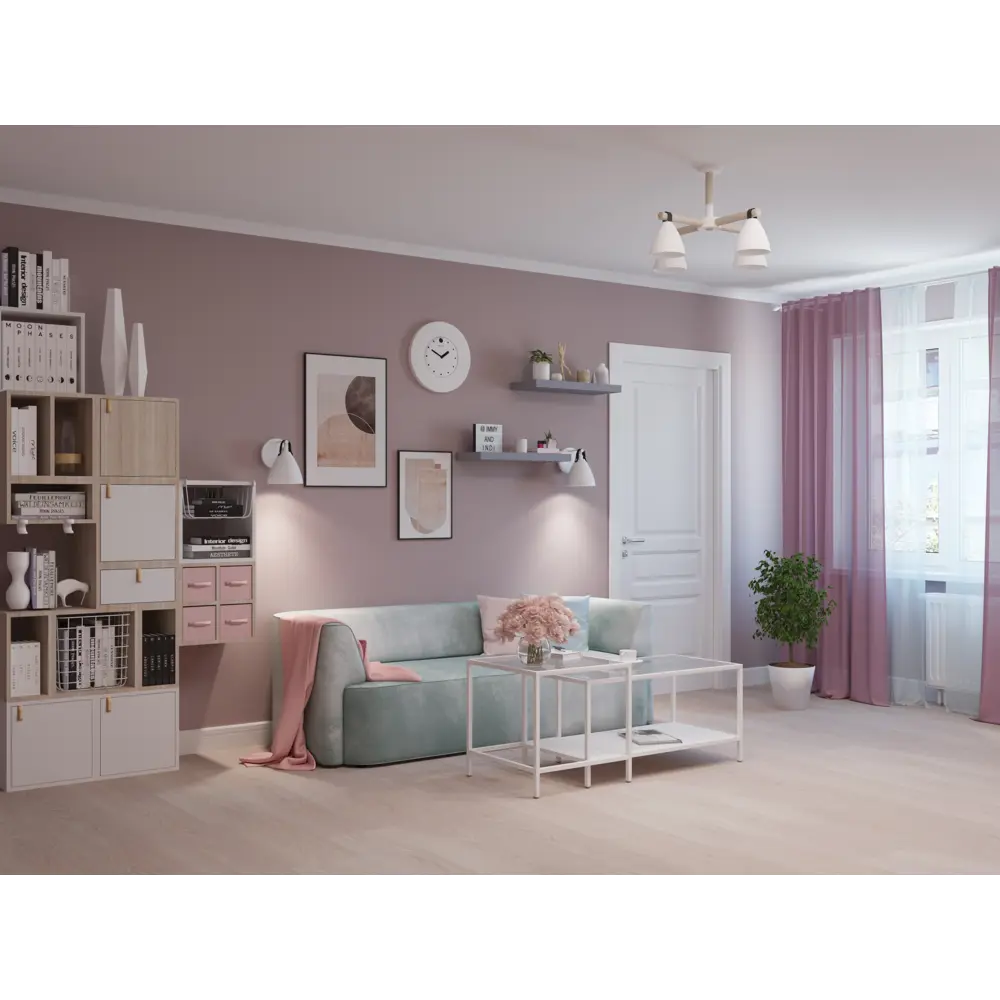 Комплект двери Стелла глухая 70x200 см эмаль белый с добором 150 мм VFD STLM-2066204 - Вид №1