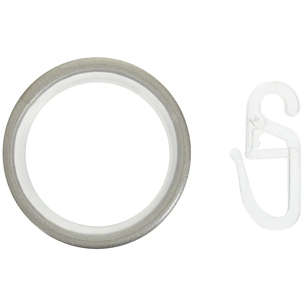 Кольцо с крючком 3.5 см матовая сталь INSPIRE STLM-2015360