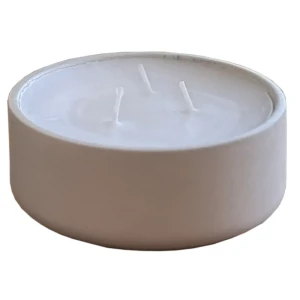 Свеча ароматическая в стакане Aroma Harmony Ванильный 4.8 см цвет белый