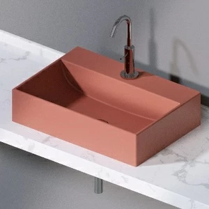 L240142 Накладная раковина на столешницу  прямоугольная A. e T. Italia THIN