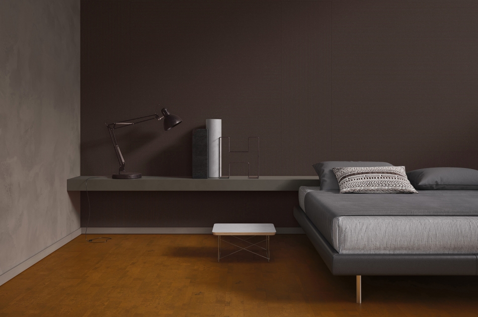 316 310 000 Пробковая 3D-плитка для стен Midnight GRANORTE Tatami - Вид №1