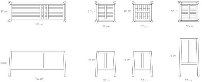 Branca Lisboa Барный стул из дуба Tween sun-id-1422291 - Вид №3