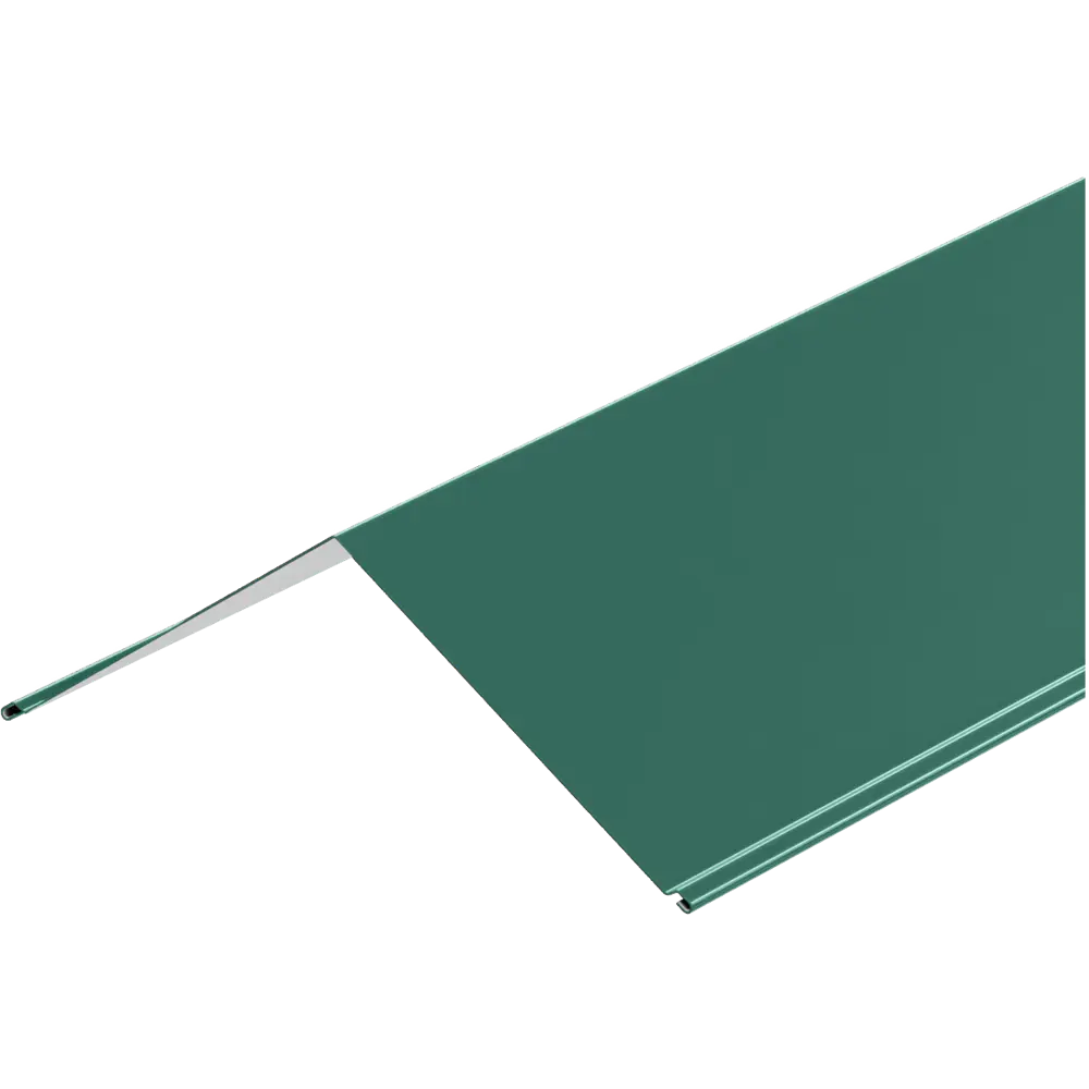 Конек 150x150x2000 мм 0.4 мм RAL 6005 зеленый ВЕГА STLM-2027175