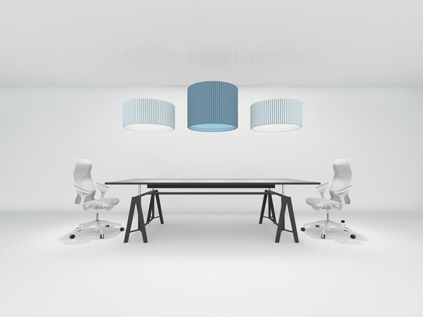 IMPACT ACOUSTIC® Подвесной светильник с прямым акустическим освещением из переработанного пластика  722.24.10/11.000.00  - Вид №1