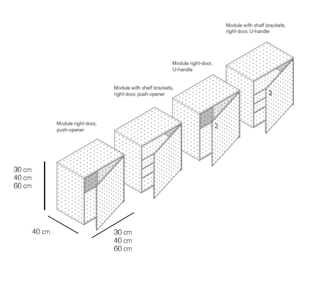 Модульная офисная мебель String Furniture CENTER CENTER ARCH-00117281 - Вид №10