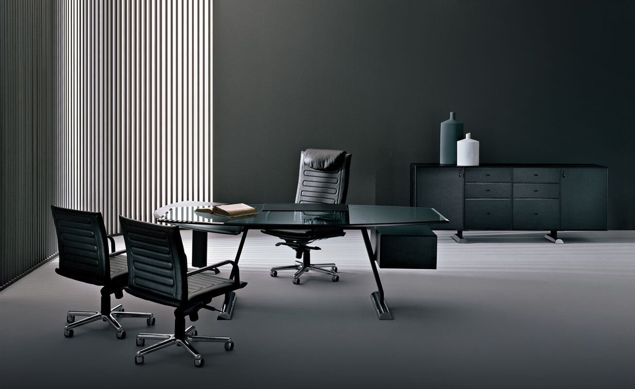 Кожаное вращающееся офисное кресло i 4 Mariani ARCH-00046351 - Вид №3