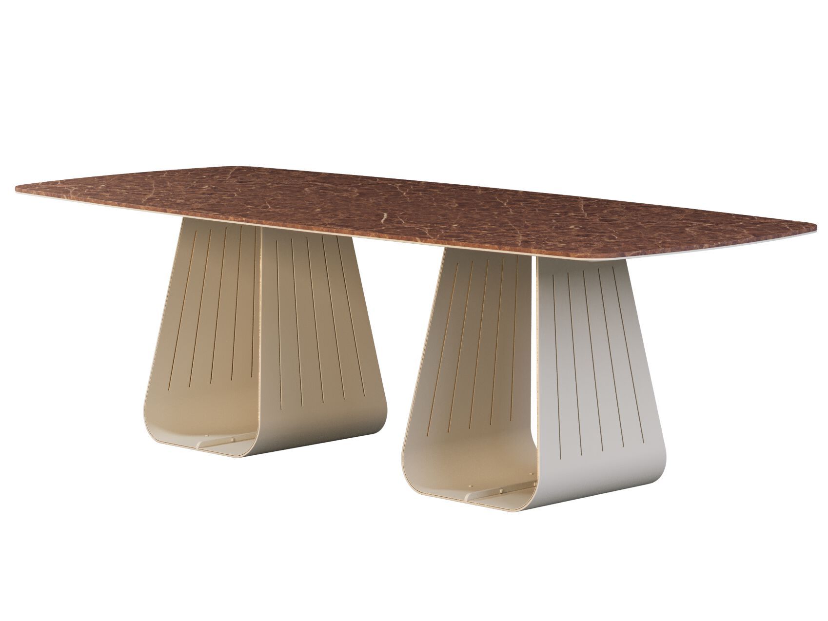 Прямоугольный садовый стол с мраморной столешницей Myface Orizon ARCH-00130078