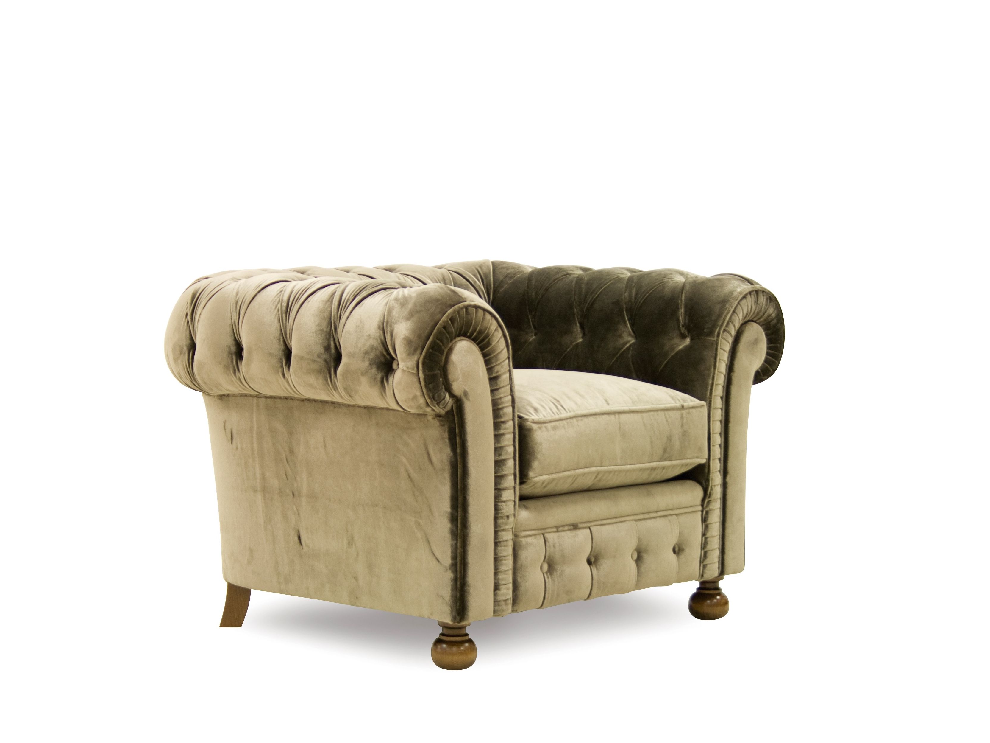 Бархатное кресло с подлокотниками CREARTE COLLECTIONS Chesterfield Classic Origins ARCH-00056955 - Вид №2