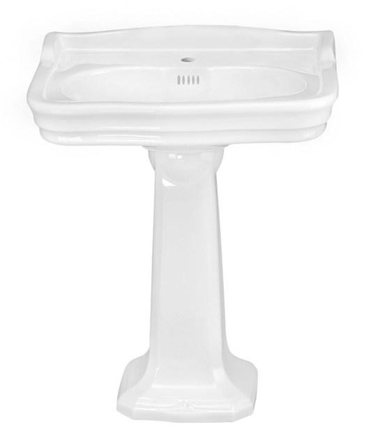 Imp4371101 Подвесная раковина настенная овальная Olympia Ceramica IMPERO белая - Вид №1