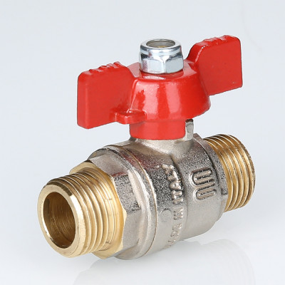 S.219.04 Кран шаровой ENOLGAS BASIC с ручкой «бабочкой» и наружной резьбой Valtec 1/2"  - Вид №7