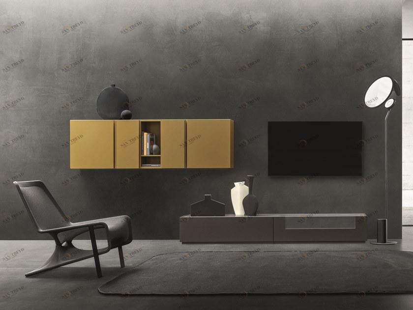 ZANETTE Настенная модульная лакированная стенка для хранения вещей Day moove sun-id-1430768