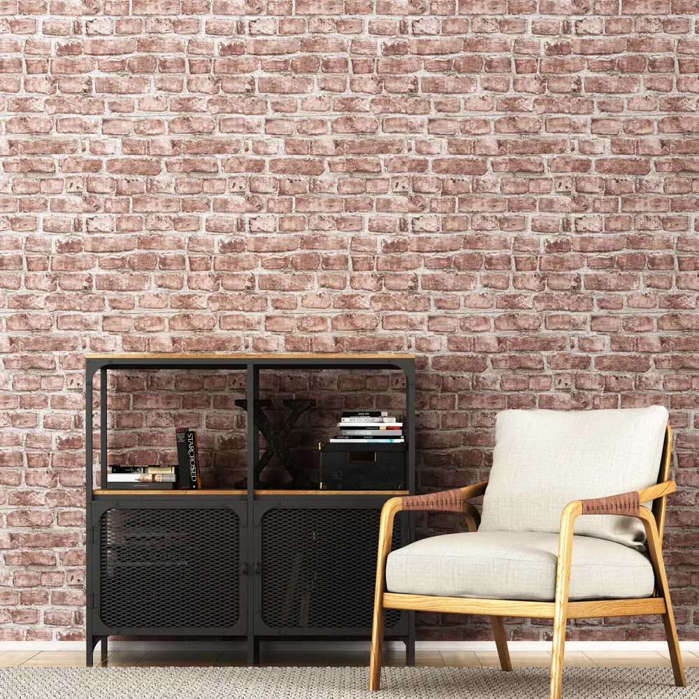 Обои флизелиновые Inspire оранжевые 0.53 м 636772 BRICK STLM-2000880 - Вид №2