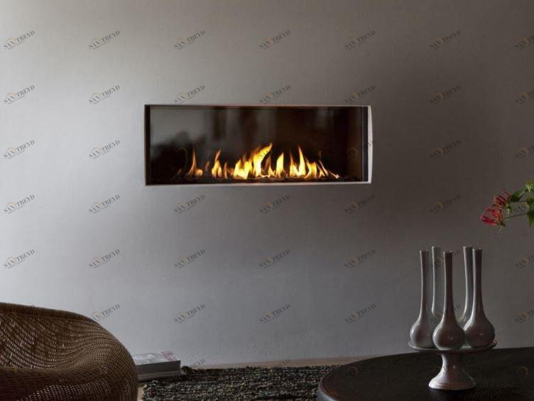 Stûv Закрытый пристенный камин с панорамным остеклением Tulp sun-id-1495844