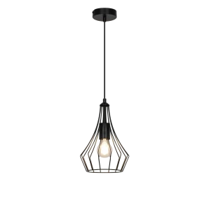 Светильник подвесной Ontario 1 лампа 10 м² цвет черный