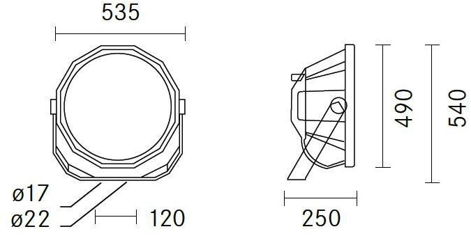 Cariboni group Регулируемый светодиодный проектор для улицы Ra 2000 sun-id-1469217 - Вид №1