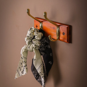 Вешалка для пальто и шапки , 220x70x50 мм, темная сосна LJPS0029 Public Steel Россия