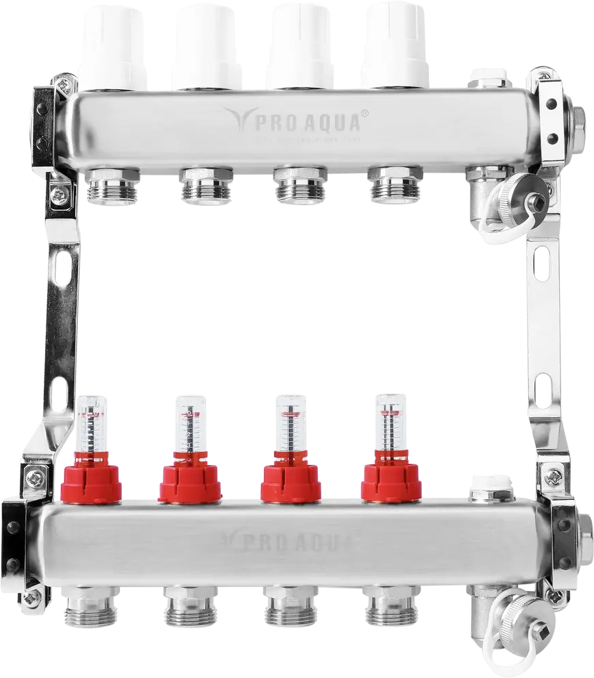Коллекторная группа PRO AQUA с расходомерами для систем отопления 84736641