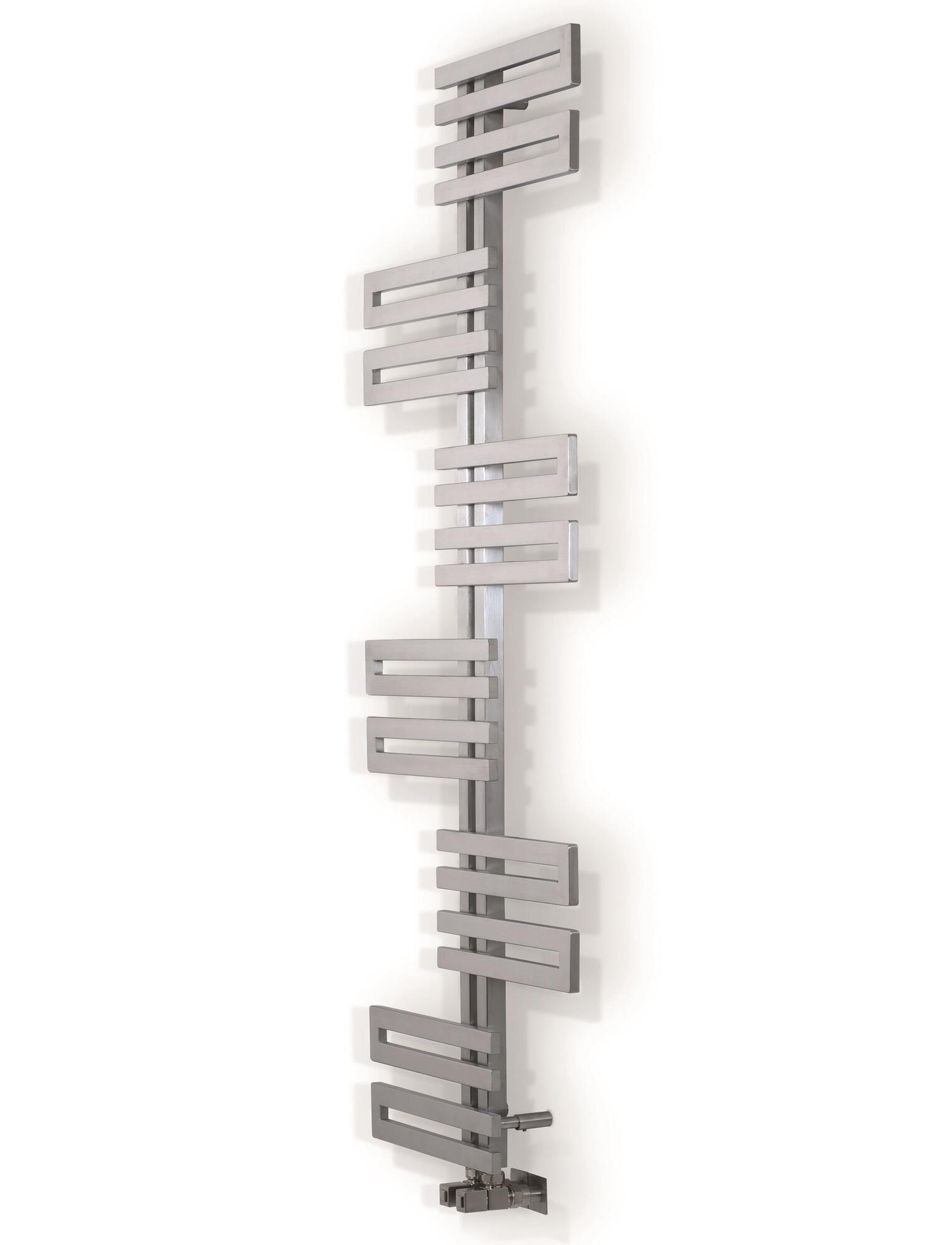 Полотенцесушитель Hammam MARS Stainless steel  комбинированный; электрический или водяной Сталь  - Вид №41