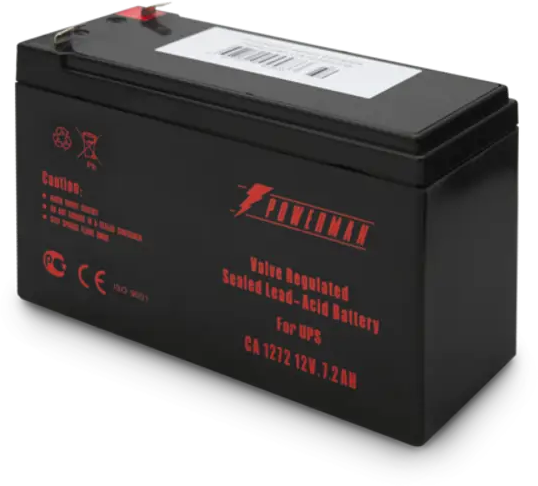 90477909 Аккумулятор свинцово-кислотный для ИБП Powerman CA1272/UPS, 12 В 7.20 Ач STLM-0243496