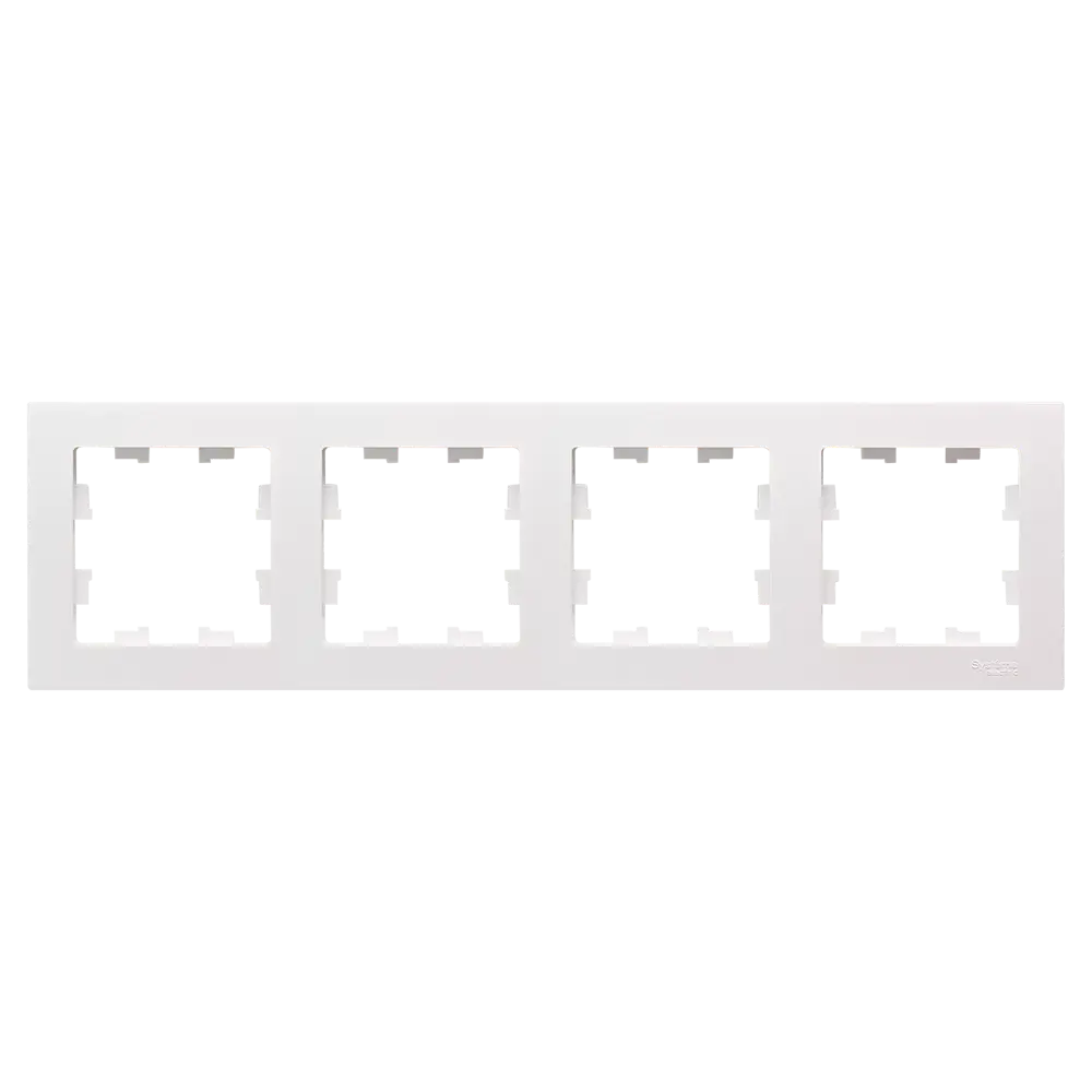 Рамка Systeme Electric AtlasDesign 4 поста цвет жемчужный STLM-2033789