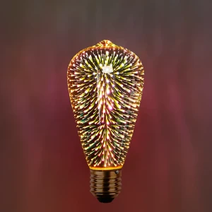 Декоративная филаментная лампа Voltega ST64 3D 3Вт E27 ретро-стиль 89345983