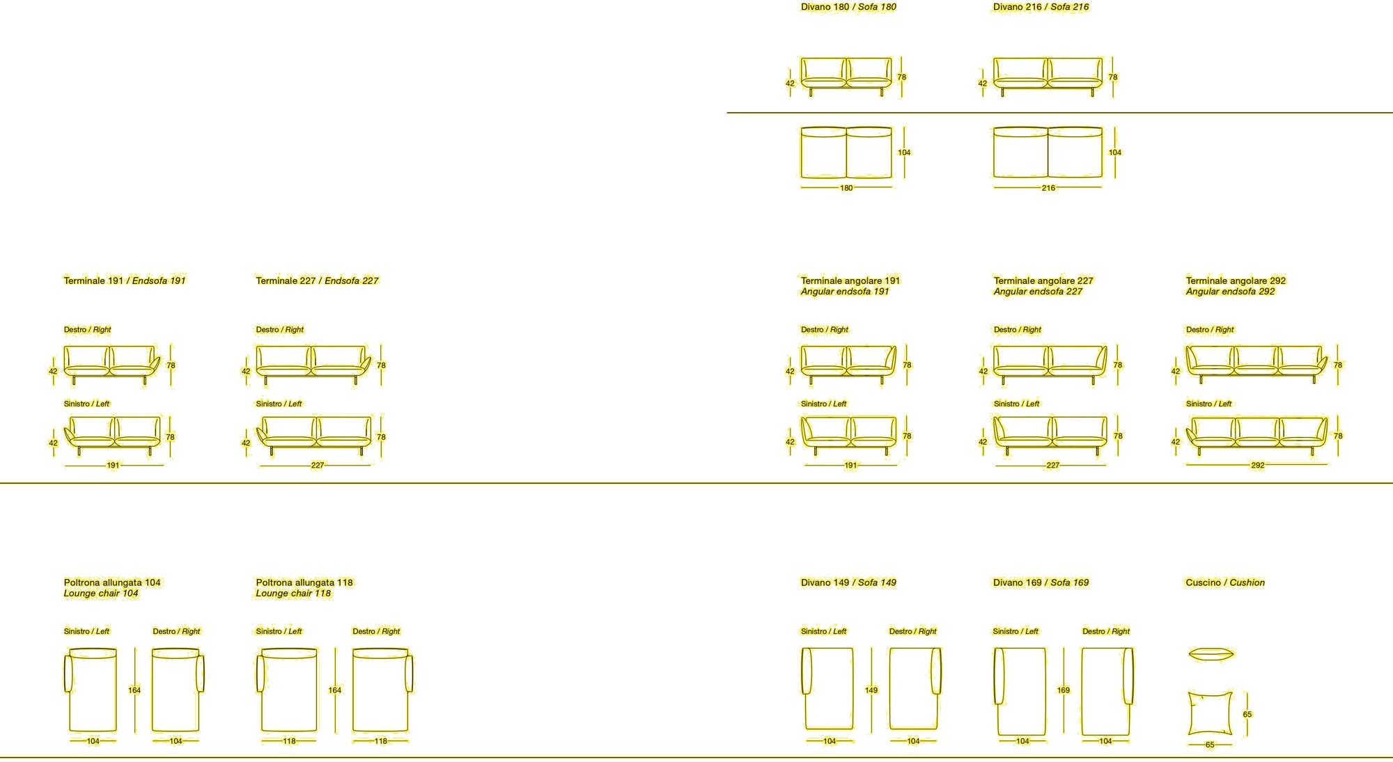 Zanotta Модульный секционный диван sun-id-1417366 - Вид №4