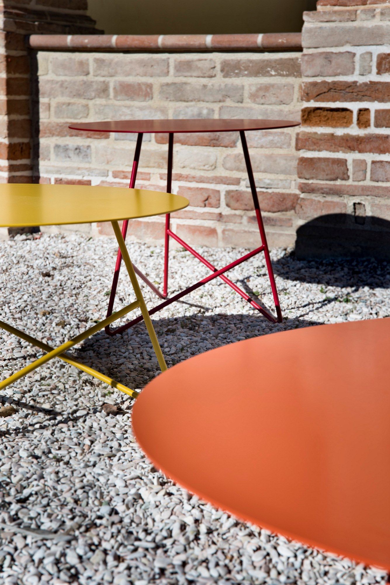 Круглый металлический садовый журнальный столик MEMEDESIGN ERMIONE OUTDOOR ARCH-00117548 - Вид №3