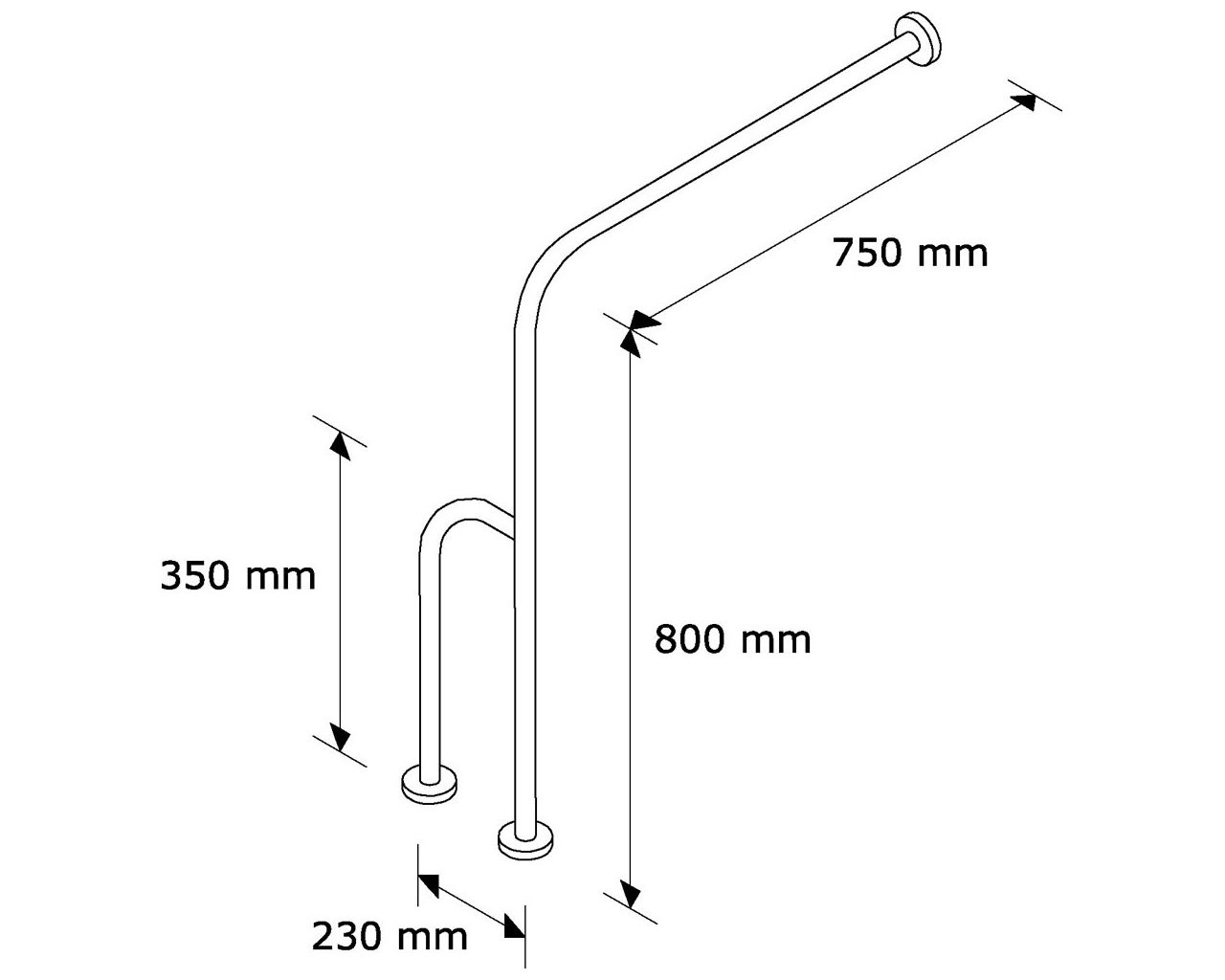 TPC24 НАПОЛЬНАЯ И НАСТЕННАЯ РЕЙКА, СЛЕВА Merida  - Вид №1