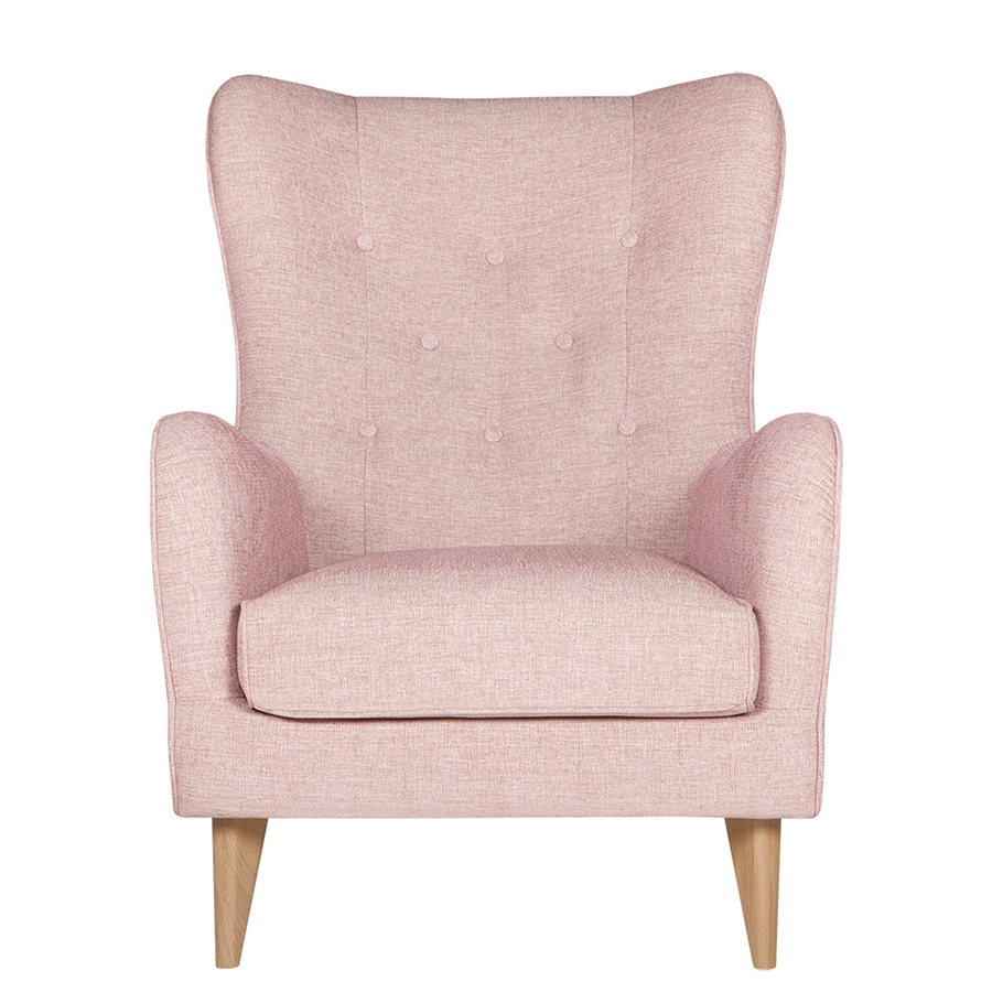 Кресло Pola бледно-розовое Sits S1533 - Вид №2