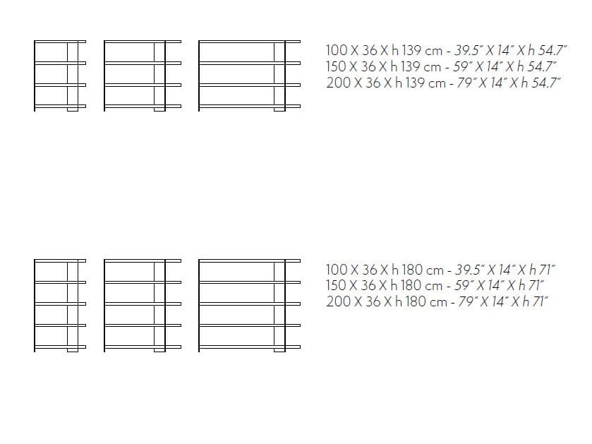 Книжный шкаф из металла Naturedesign Origin ARCH-00140057 - Вид №8