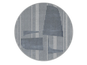 Ковер из шерсти, бамбукового шелка и льна