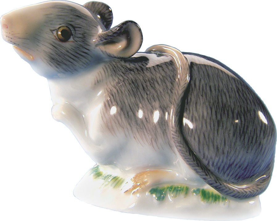 82108 Meissen Фигурка 4см "Мышка" (И.-И.Кендлер, 1740) Фарфор 