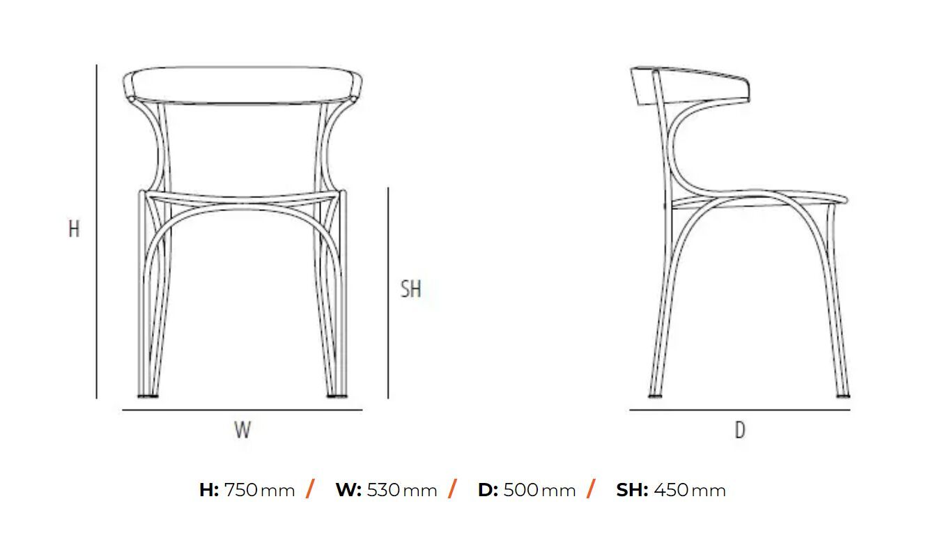 Садовый стул в ироко Wiener GTV Design Ample ARCH-00044389 - Вид №3