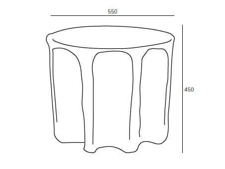Круглый керамический журнальный столик pulpo Chouchou ARCH-00045925 - Вид №13