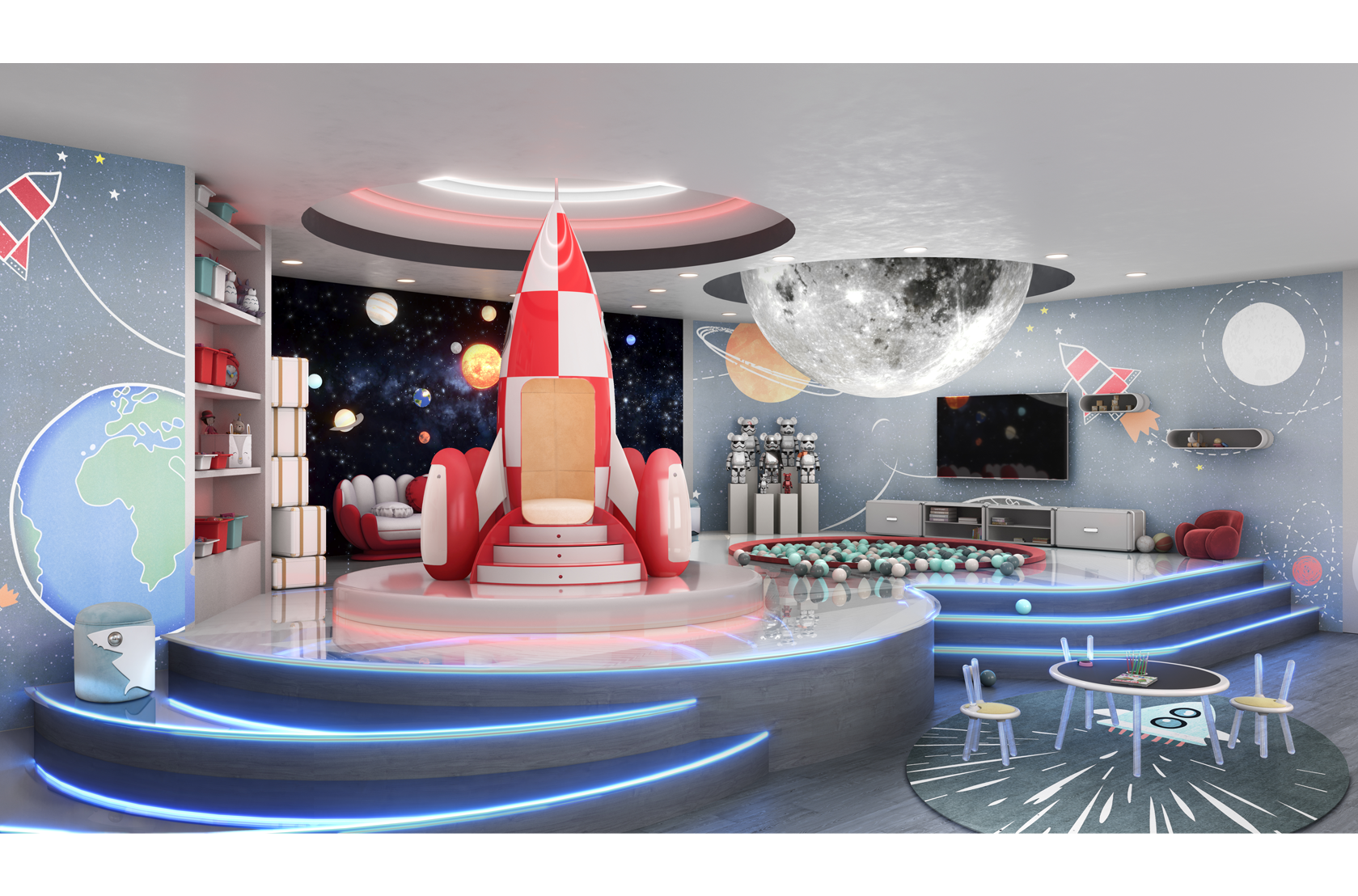 CIST635 Полки в детскую Облако Маленькое Circu  - Вид №19