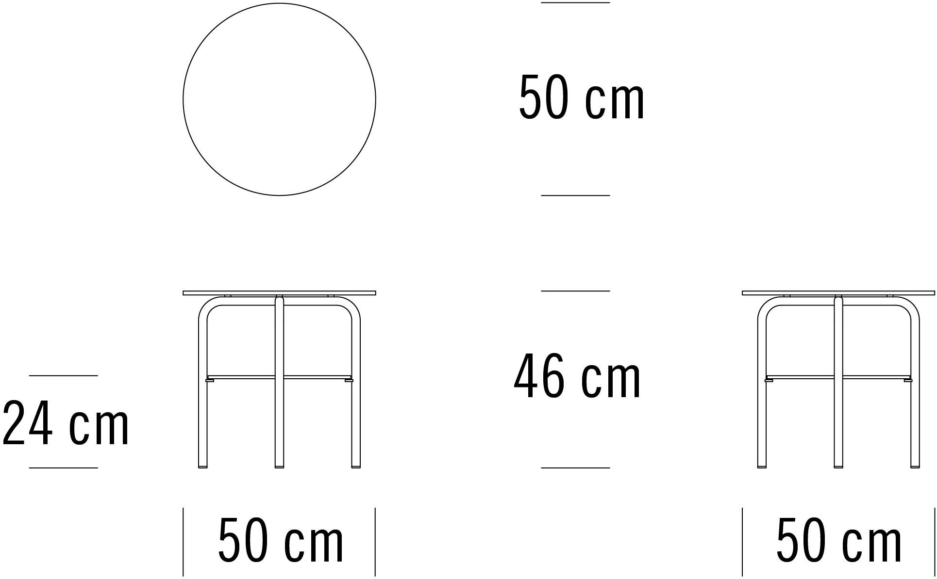 Thonet Круглый стеклянный журнальный столик для гостиной Mr 515 sun-id-1480011 - Вид №13