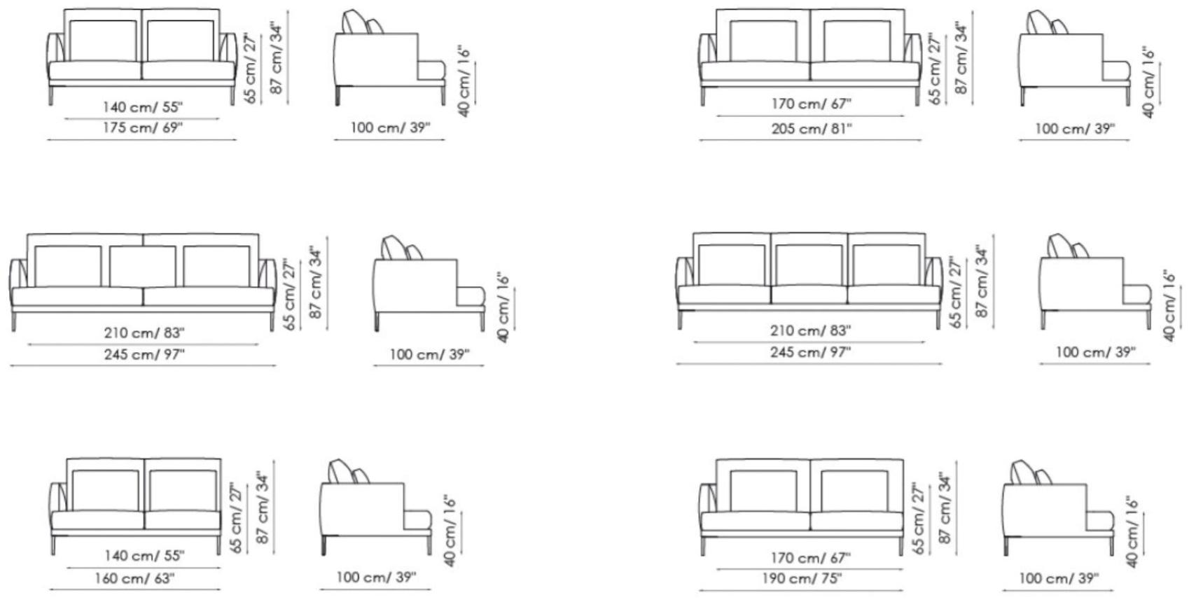 Bonaldo Мягкий диван из ткани Paraiso sun-id-1459529 - Вид №7