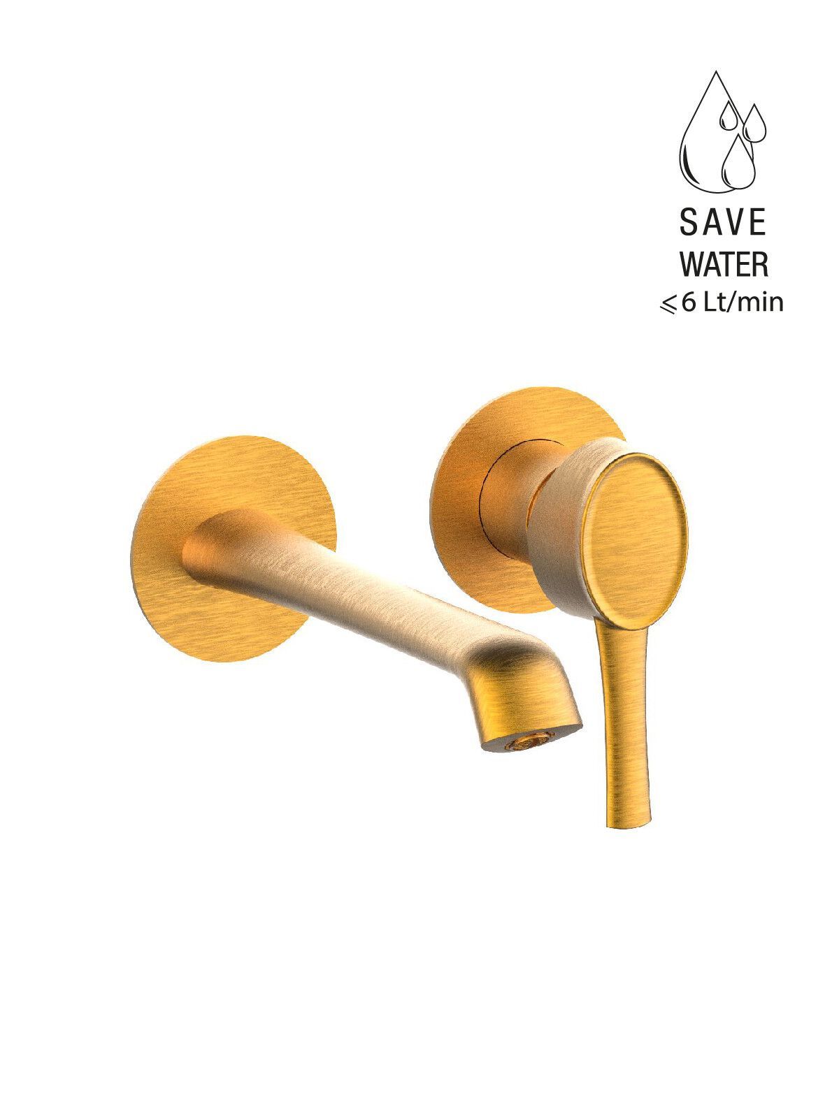 Однорычажный настенный смеситель для раковины без слива Rubinetterie Frattini Delizia ARCH-00051706 - Вид №9