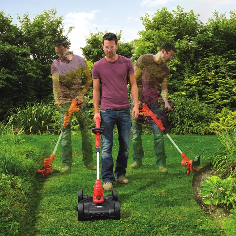 Электрический триммер с колесной базой, 550 Вт BLACK + DECKER STLM-2096752