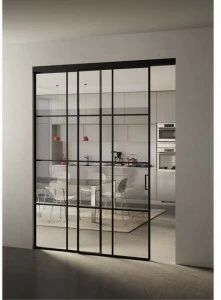 FOA Раздвижная стеклянная дверь с балдахином Factory