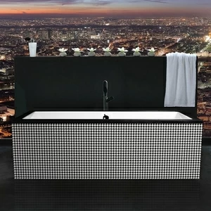 Ванна отдельностоящая Black Tears Pied de Poule