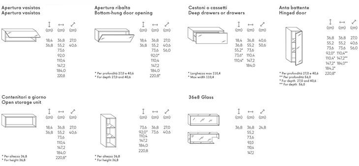 Lago Буфет из лакированного дерева и стекла с распашными дверцами 36e8 sun-id-1483055 - Вид №2