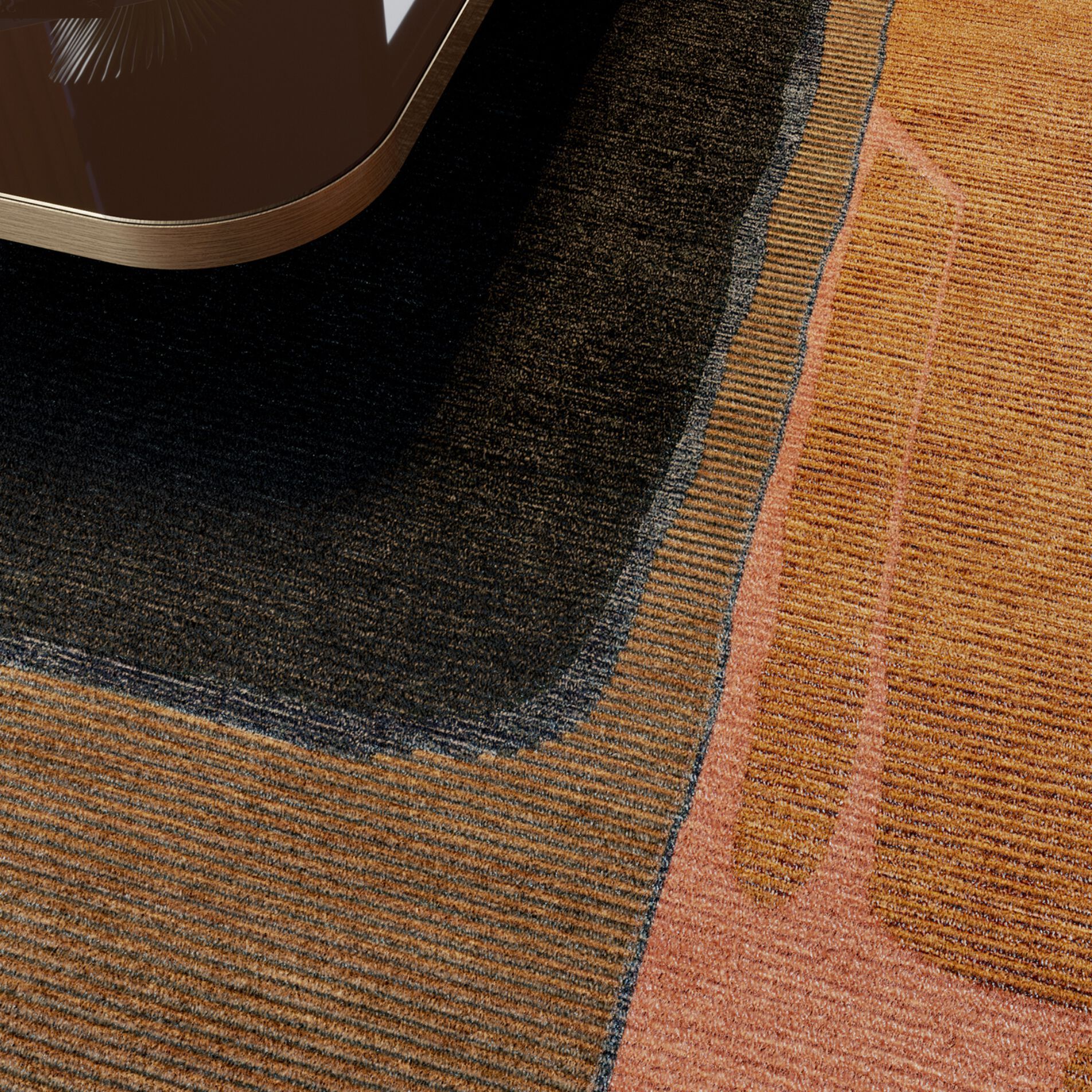 Прямоугольный ковер ручной работы Tapis Rouge абстракция ARCH-00071052 - Вид №1